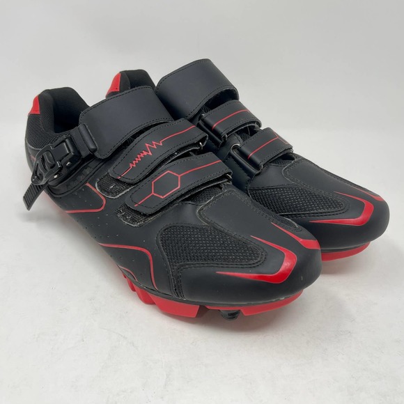 MTS Mountain & Indoor Cycling Shoes Men's 12 Black Red 1755:L.5.1 - Picture 2 of 13